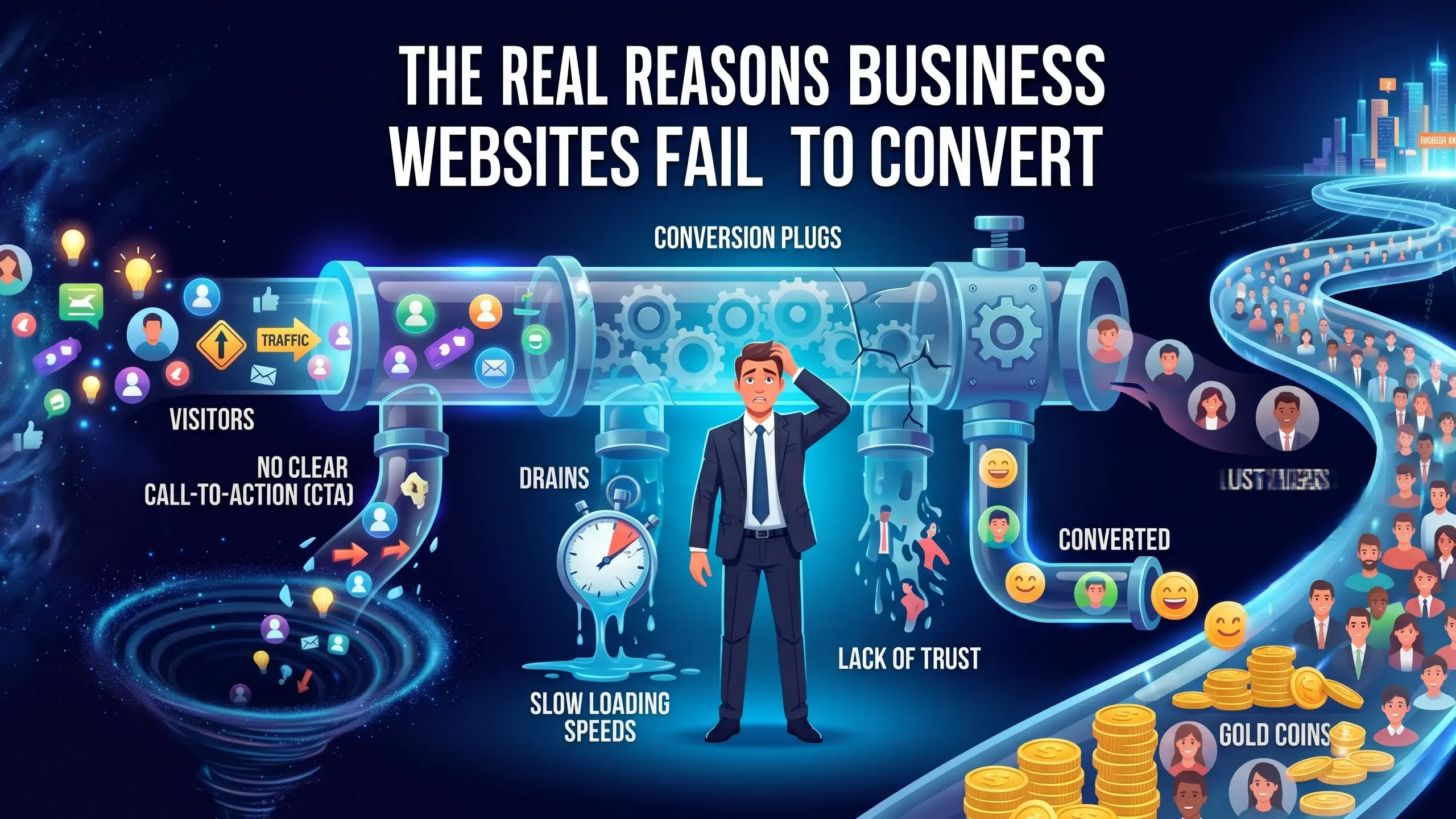 Why Your Business Website Is Not Generating Leads in 2026